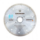 Алмазный сплошной диск Kronger 230x7x1,6x25,4 Ceramics