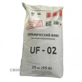 Флюс UF - 02 (зерно 0,2-1,6 мм, алюминатно – основного типа, мешок 25 кг)