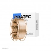 Проволока порошковая DRATEC DT-CUAL 8 ф 2,0 мм (кассета 15 кг, аналог, OK Autrod 19.40)